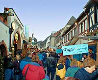 Weihnachtsmarkt Rdesheim, Oberstrae, Bild 16,  Wilhelm Hermann, 29. November 1998