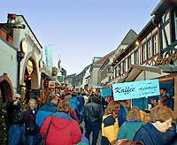Weihnachtsmarkt Rüdesheim, Oberstraße, Bild 16, © Wilhelm Hermann, 29. November 1998