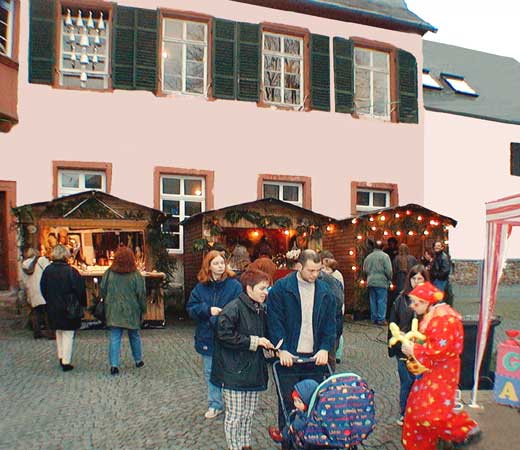 Oberstrae, Brmserhof mit Siegfrieds Mechanischem Musikkabinett beim Weihnachtsmarkt Rdesheim am Rhein. Bild 15,  Wilhelm Hermann, 29. November 1998