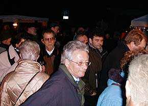 Weihnachtsmarkt Oberwesel, Rhein, 13. Dez. 1998, Foto 38  Wilhelm Hermann, Oberwesel